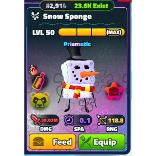 NON-DUPED - MAX NC PP SNOW SPONGE