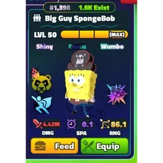 MAX SW NC HDS BIG GUY SPONGEBOB