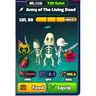 NC PP ARMY OF THE LIVING DEAD
