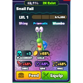 SW SNAIL FAIL