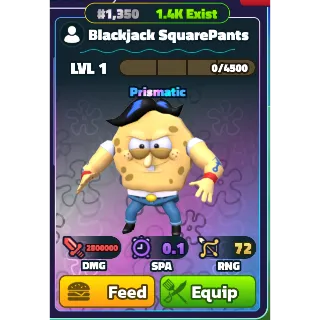 BLACKJACK SQUAREPANTS