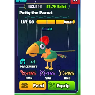 SPONGEBOB TOWER DEFENSE | SBTD | MAX POTTY THE PARROT