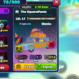 WUMBO THE SQUAREPANTS