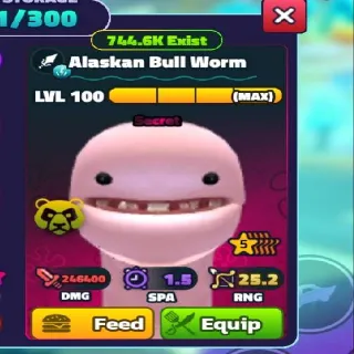 Max 5s Alaskan Bull Worm