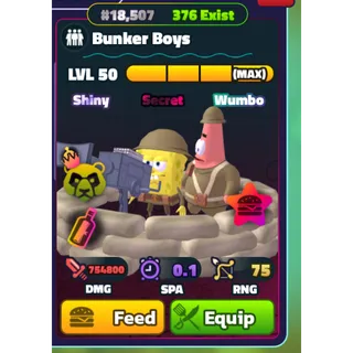 SPONGEBOB TOWER DEFENSE  | SBTD | MAX SW NC PP BUNKER BOYS