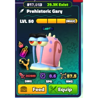 SPONGEBOB TOWER DEFENSE | SBTD | MAX NC PREHISTORIC GARY