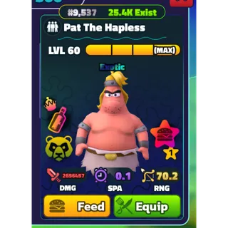 MAX NC PP 1S PAT THE HAPLESS