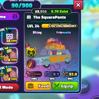 SHINY THE SQUAREPANTS