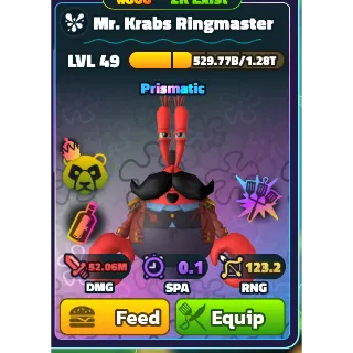 GOLD SERIAL NC HDS MR. KRABS RINGMASTER