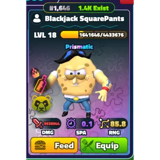 NC BLACKJACK SQUAREPANTS