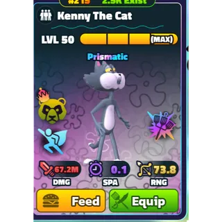 GOLD SERIAL NC MAX HDS KENNY THE CAT