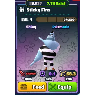 SHINY STICKY FINS