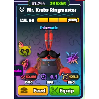 MAX NC HDS MR. KRABS RINGMASTER