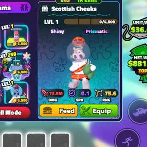 RB SHINY SCOTTISH CHEEKS