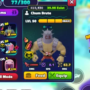 SPONGEBOB TOWER DEFENSE | SBTD | MAX NC CHUM BRUTE