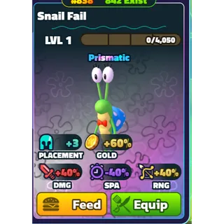 GOLD SERIAL SNAIL FAIL