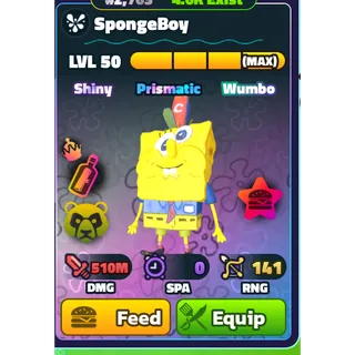 NON-DUPED - SW NC MAX PP SPONGEBOY
