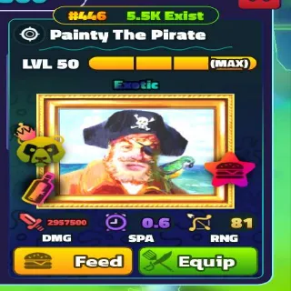 GOLD SERIAL Max Nc Pp Painty The Pirate