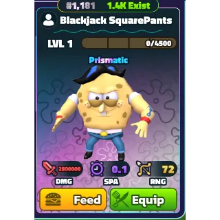 BLACKJACK SQUAREPANTS