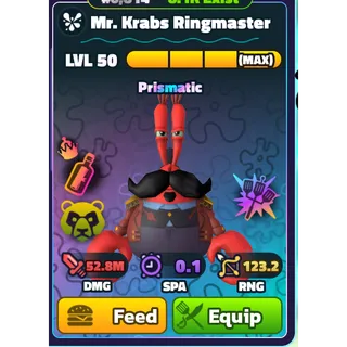 NON-DUPED - NC HDS MR. KRABS RINGMASTER