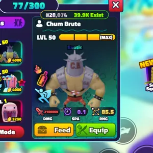 SPONGEBOB TOWER DEFENSE | SBTD | MAX NC CHUM BRUTE