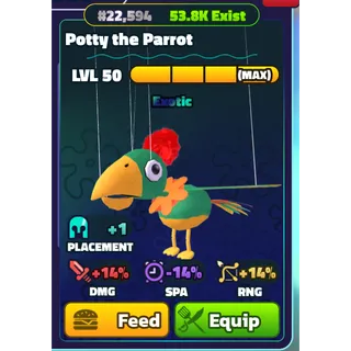 SPONGEBOB TOWER DEFENSE | SBTD | MAX POTTY THE PARROT