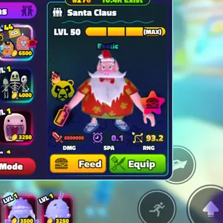GOLD SANTA CLAUS