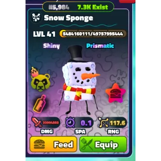 SPONGEBOB TOWER DEFENSE | SBTD | NC PP SHINY SNOW SPONGE