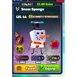 SPONGEBOB TOWER DEFENSE | SBTD | NC PP SNOW SPONGE