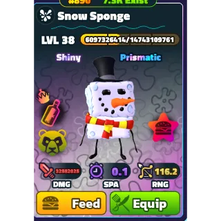 GOLD SERIAL SHINY NC PP SNOW SPONGE