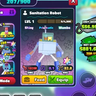 SW SS SANITATION ROBOT