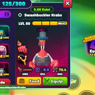 NC SWASHBUCKLER KRABS