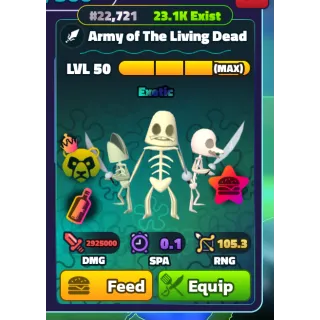 MAX NC PP ARMY OF THE LIVING DEAD