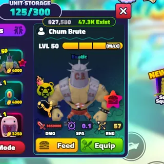 SPONGEBOB TOWER DEFENSE | SBTD | MAX NC PP CHUM BRUTE