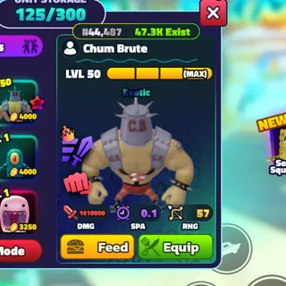 SPONGEBOB TOWER DEFENSE | SBTD | MAX NC CHUM BRUTE