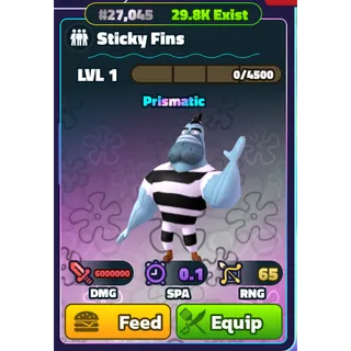 STICKY FINS