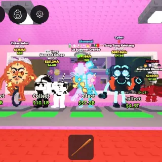 Whole Wall Of BRAINROTs