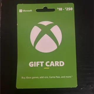 250$ USD Xbox Gift Card (Up to 25% off) 2/2