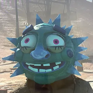 Glowing sun mask PS5