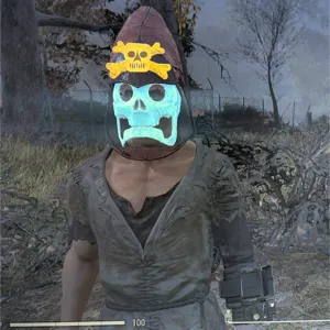 glowing skull mask ps5