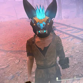 Glowing scortchbeast queen mask ps5