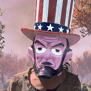 Glowing Abe mask ps5