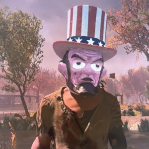 Glowing Abe mask Ps5