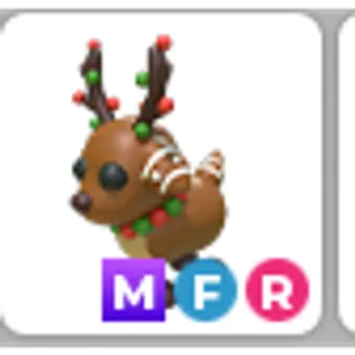 gingerbread reindeer mfr