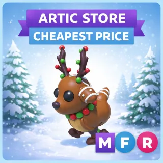 Mfr gingerbread reindeer