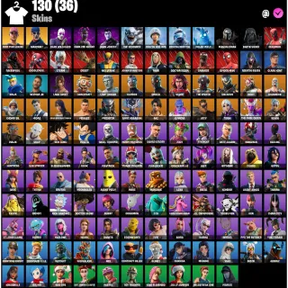 Fortnite Account - | 130 Skins | OG STW | Rose Team Leader | Warpaint |Yuki Yubari | Munitions Expert | 0 V-Bucks