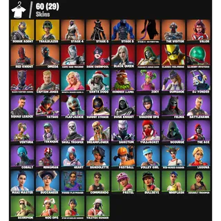Fortnite Account - |60 skins | Rogue Agent | Trailblazer |The Visitor | 100 V-Bucks