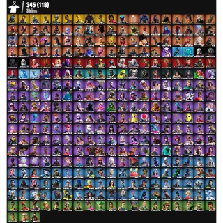 Fortnite Account - |345 skins | Travis Scott | The Reaper | Blue Squire |Huntmaster Saber|Floss| 200 V-Bucks