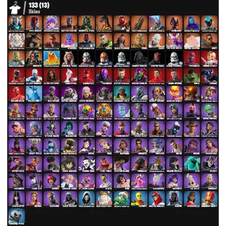 Fortnite Account - | 133 skins | Harbinger Armor Omegarok | Full Recon | Ascension Nezumi |0 V-Bucks