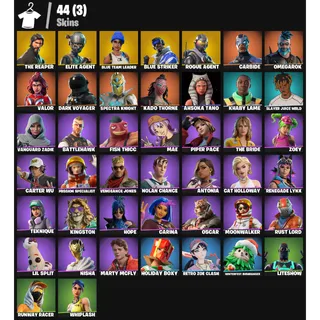  FORTNITE ACCOUNT -|44 skins | The Reaper | Elite Agent | Blue Team Leader | Blue Striker | Rogue Agent | Carbide |500 V=Bucks
